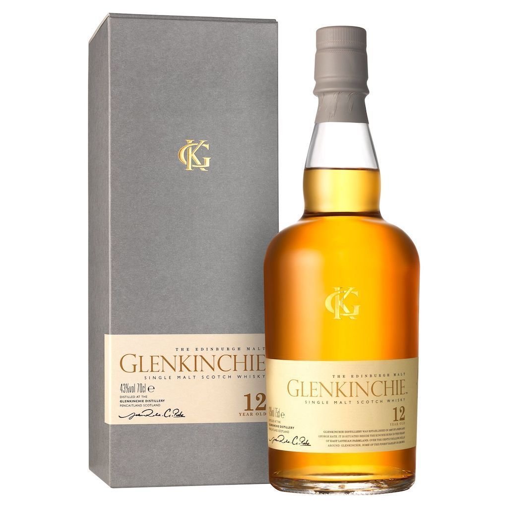 Glenkinchie 12 YO szkocka whisky single malt z Lowlands z pudełkiem