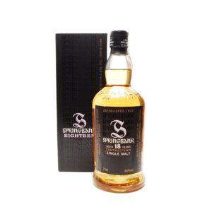 Springbank 18 letnia szkocka whisky single malt z regionu Campbeltown, 700 ml, w pudełku