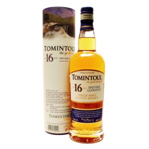 Tomintoul 16 letnia szkocka whisky single malt z regionu Speyside, 700 ml, w pudełku