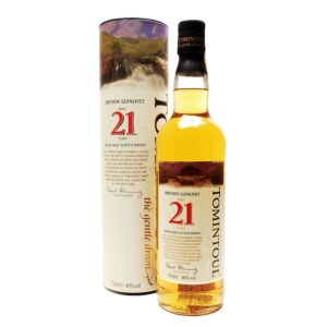 Tomintoul 21 letnia szkocka whisky single malt z regionu Speyside, 700 ml, w pudełku