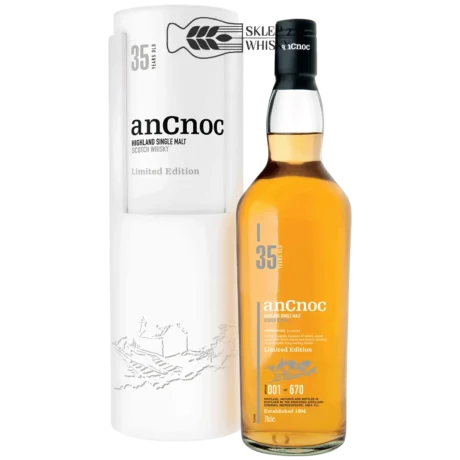 AnCnoc 35-letnia szkocka whisky single malt z regionu Highlands, 700 ml, w pudełku