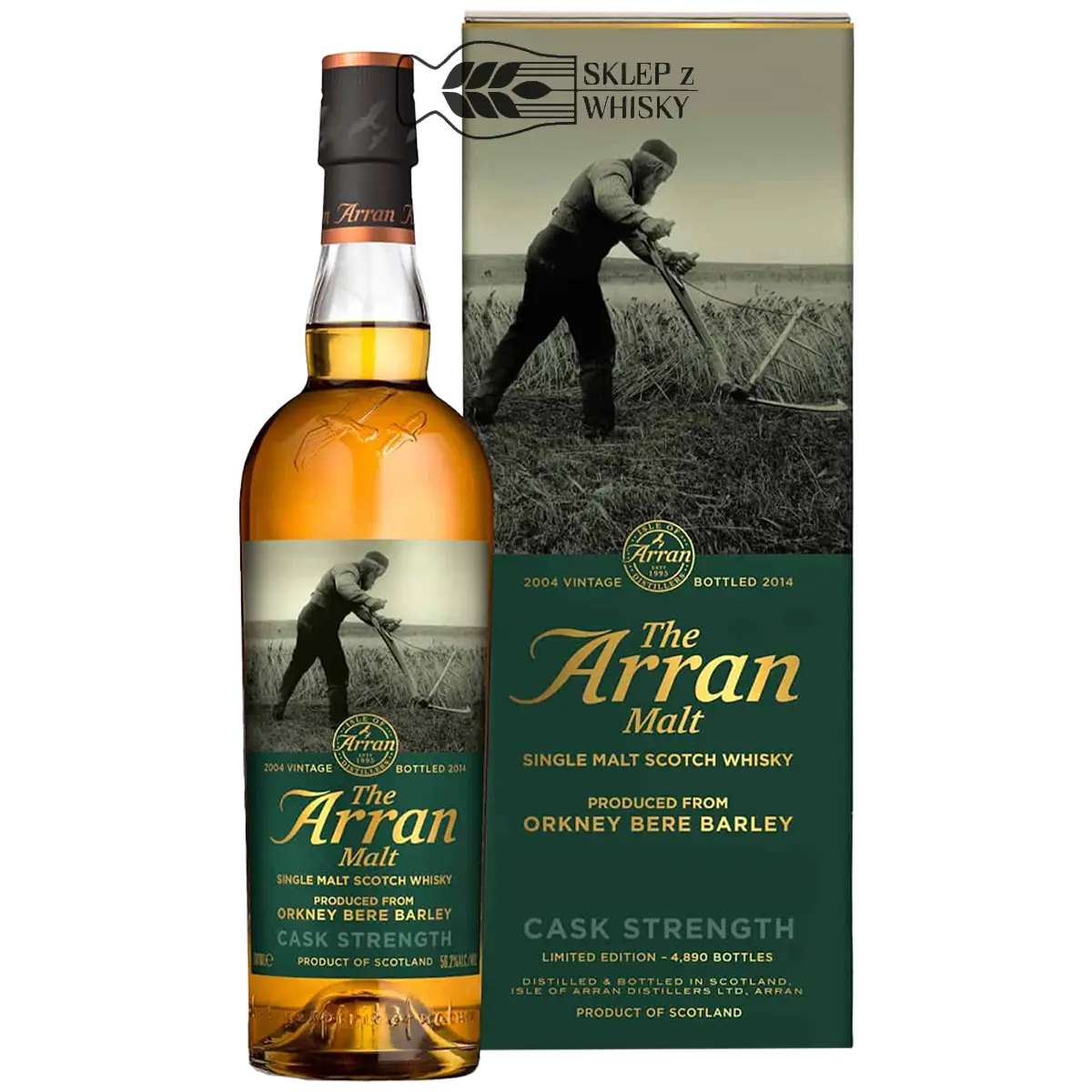 Arran Orkney Bere Barley - szkocka whisky single malt z wyspy Arran, 700 ml, w pudełku
