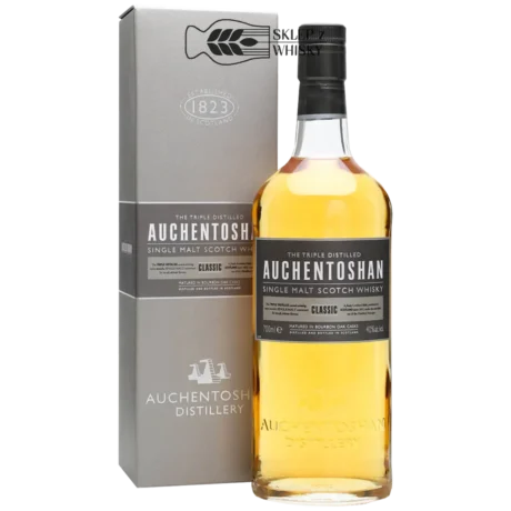 Auchentoshan Classic - szkocka whisky single malt z regionu Lowlands, 700 ml, w pudełku