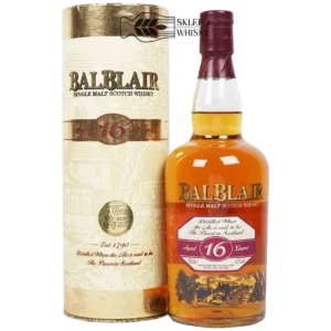 Balblair 16 letnia szkocka whisky single malt z regionu Highlands, 700 ml, w pudełku