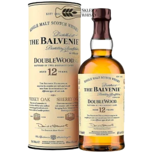 Balvenie 12 YO DoubleWood - szkocka whisky single malt z regionu Speyside, 700 ml, w pudełku