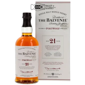 Balvenie 21 YO Port Wood - szkocka whisky single malt z regionu Speyside, 700 ml, w pudełku