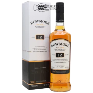 Bowmore 12 letnia szkocka whisky single malt z regionu Islay, 700 ml, w pudełku