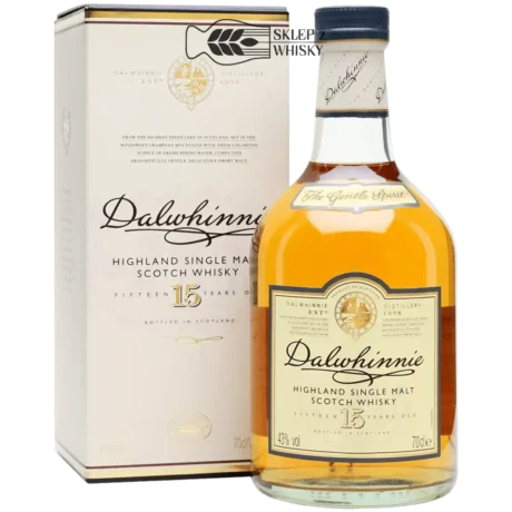 Dalwhinnie 15-letnia szkocka whisky single malt z regionu Highlands, 700 ml, w pudełku