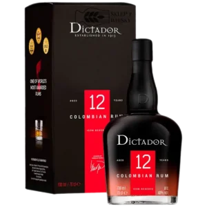 Dictador 12-letni rum kolumbijski, 700 ml, w pudełku