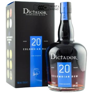 Dictador 20-letni rum kolumbijski, 700 ml, w pudełku