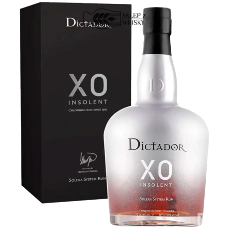 Dictador XO Insolent - kolumbijski rum, 700 ml, w pudełku