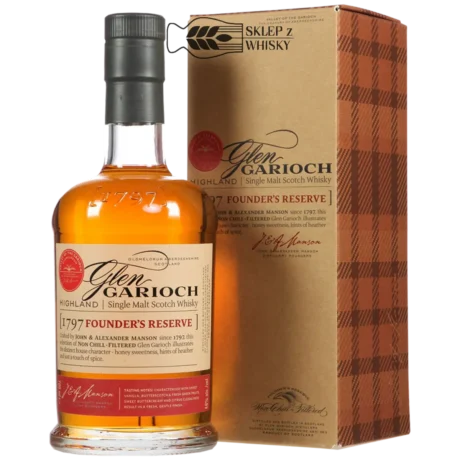 Glen Garioch Founder's Reserve - szkocka whisky single malt z regionu Highlands, 700 ml, w pudełku