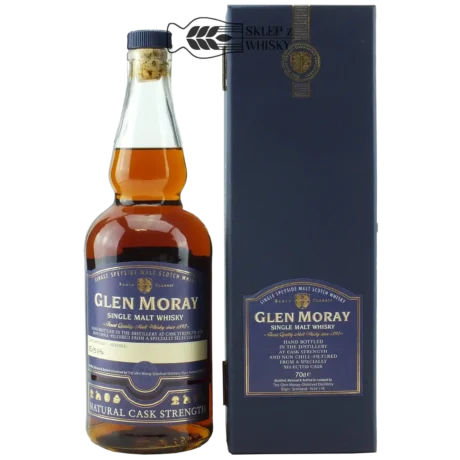 Glen Moray Natural Cask Strength 2006 Single Cask - szkocka whisky single malt z regionu Speyside, 700 ml, w pudełku