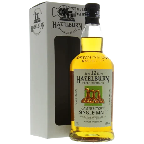 Hazelburn 12-letnia szkocka whisky single malt z regionu Campbeltown, 700 ml, w pudełku