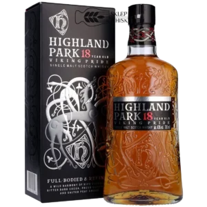 Highland Park 18-letnia szkocka whisky single malt z regionu Highlands, 700 ml, w pudełku