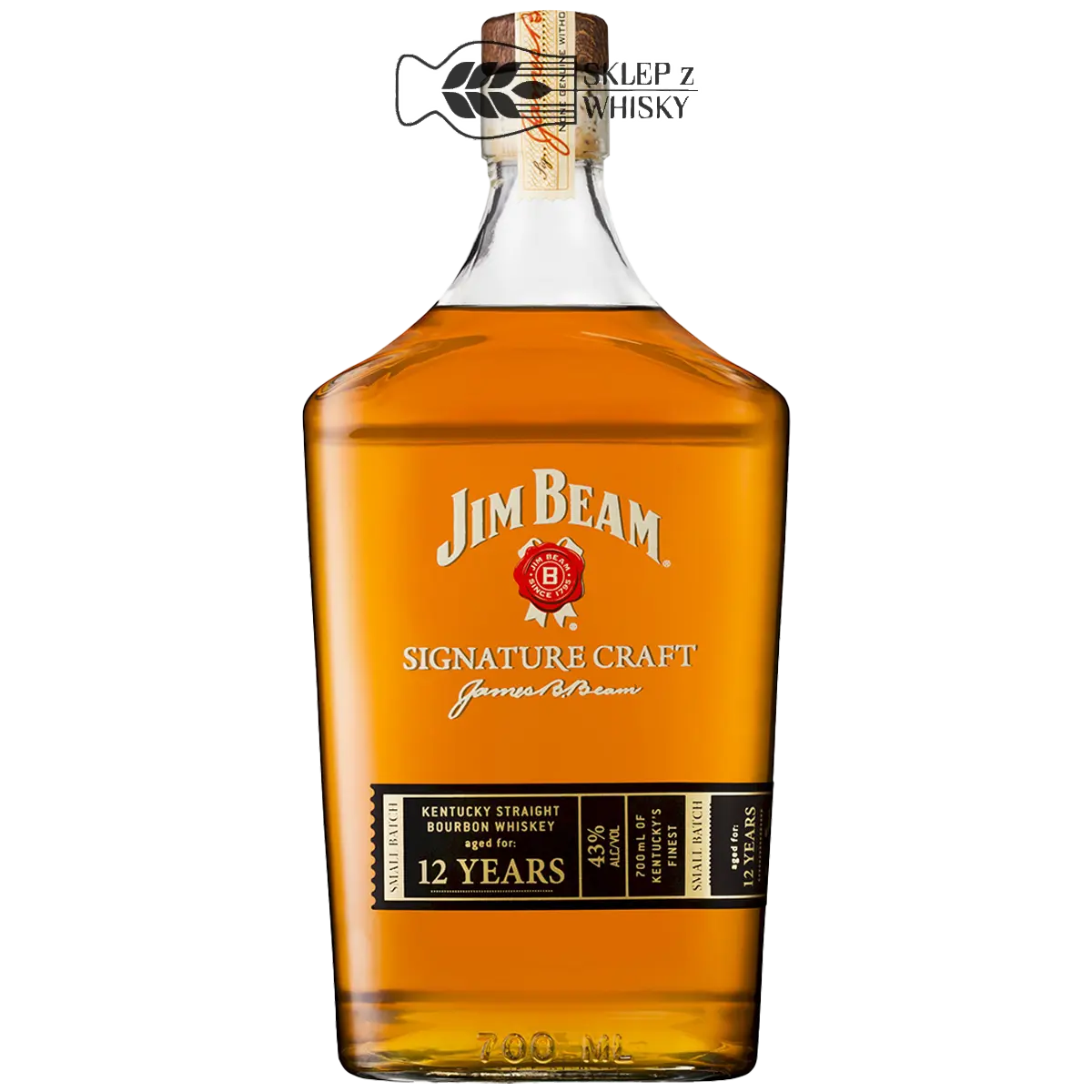Jim Beam Signature Craft 12 YO - amerykański bourbon z Kentucky, 700 ml