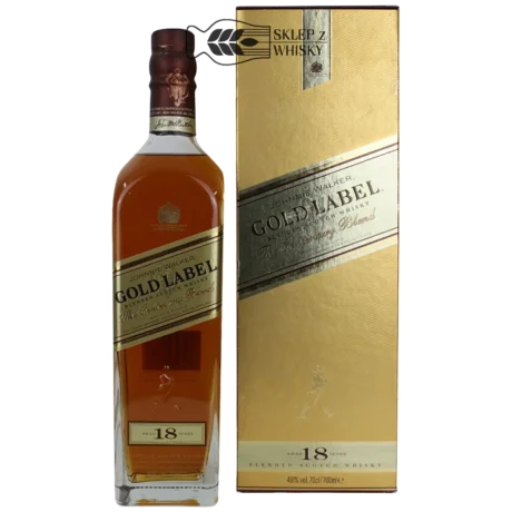 Johnnie Walker Gold Label 18-letnia szkocka whisky blended, 700 ml, w pudełku