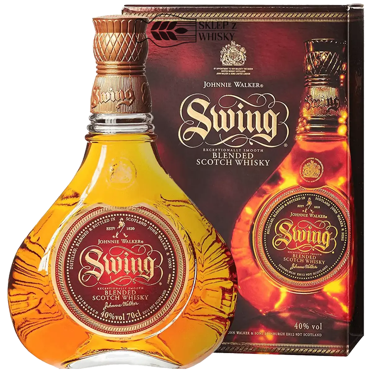 Johnnie Walker Swing - szkocka whisky blended, 700 ml, w pudełku