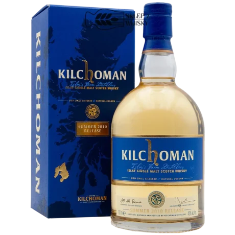 Kilchoman Summer 2010 Release - szkocka whisky single malt z regionu Islay, 700 ml, w pudełku