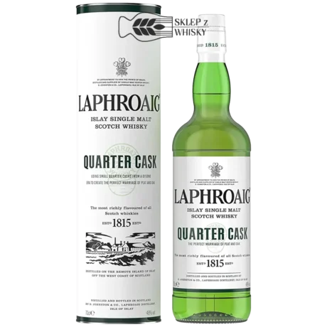 Laphroaig Quarter Cask - szkocka whisky single malt z regionu Islay, 700 ml, w pudełku