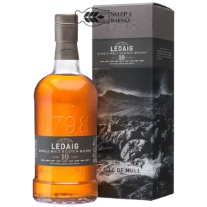 Ledaig 10-letnia szkocka whisky single malt z wyspy Mull, 700 ml, w pudełku