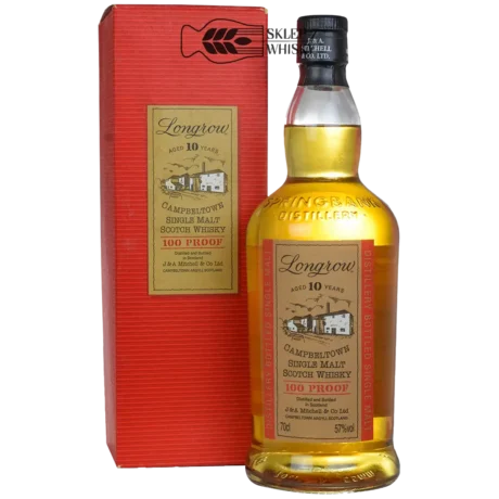 Longrow 10 YO 100 Proof - szkocka whisky single malt z regionu Campbeltown, 700 ml, w pudełku