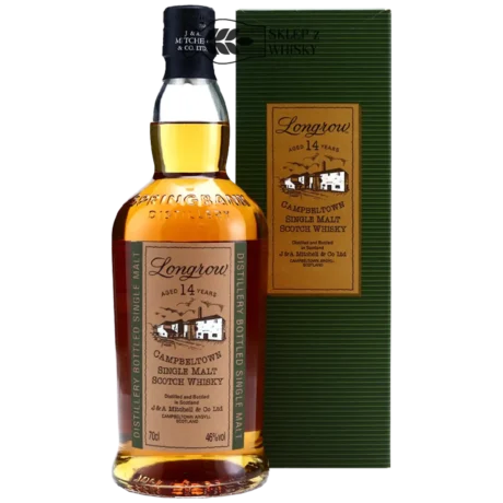 Longrow 14-letnia szkocka whisky single malt z regionu Campbeltown, 700 ml, w pudełku