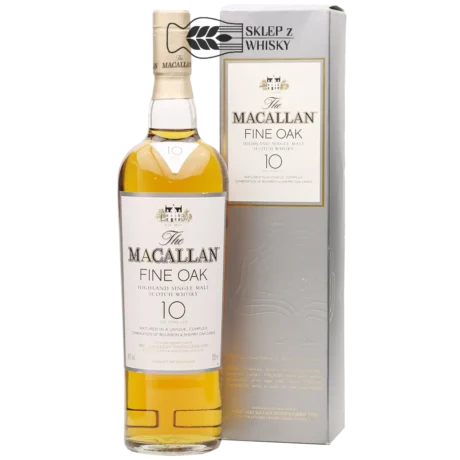 Macallan 10 YO Fine Oak - szkocka whisky single malt z regionu Speyside, 700 ml, w pudełku