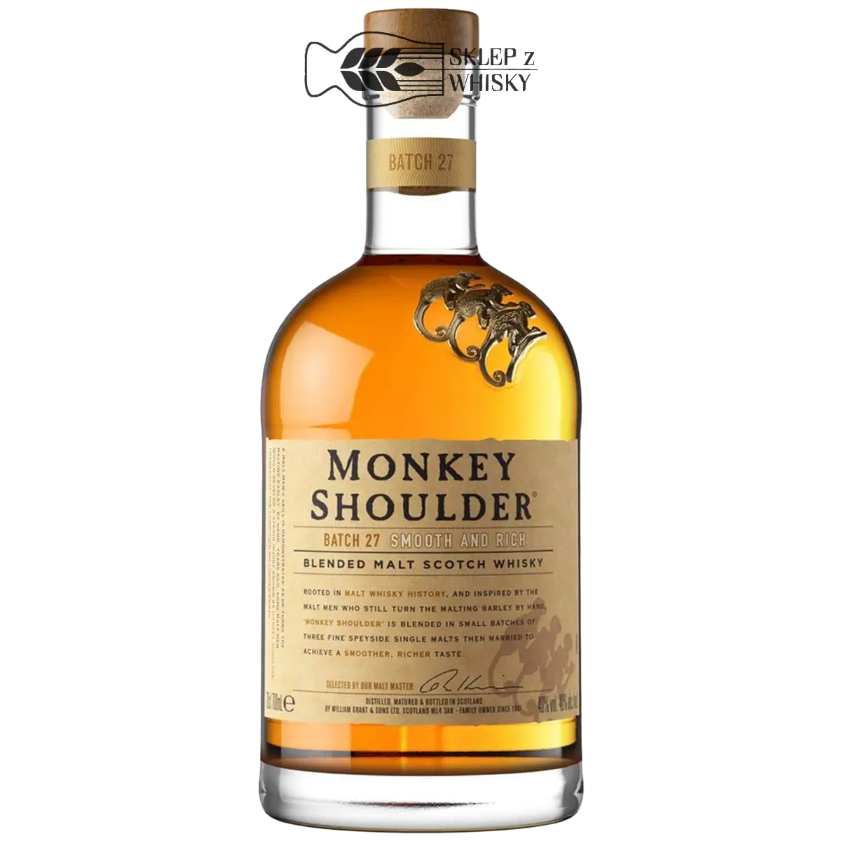 Monkey Shoulder - szkocka whisky blended malt, 700 ml