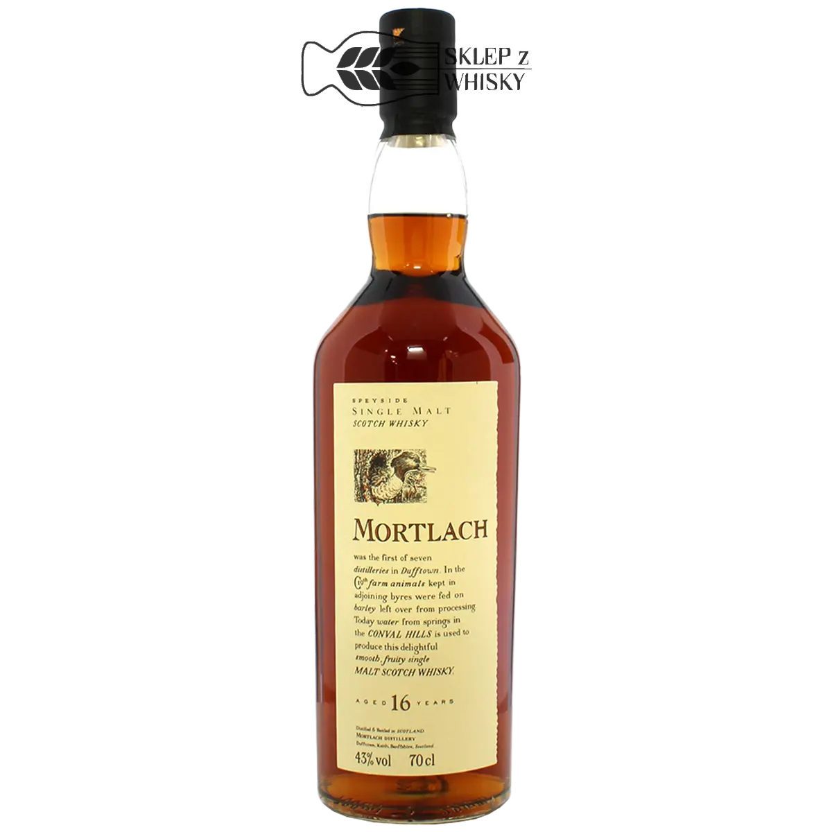 Mortlach 16 YO Fauna & Flora - szkocka whisky single malt z regionu Speyside, 700 ml, w pudełku
