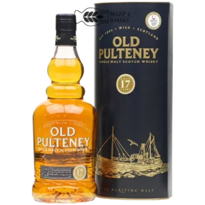 Old Pulteney 17 letnia szkocka whisky single malt z regionu Highlands, 700 ml, w pudełku
