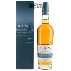 Scapa 16-letnia szkocka whisky single malt z regionu Highlands, 700 ml, w pudełku