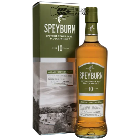 Speyburn 10-letnia szkocka whisky single malt, z regionu Speyside, 700 ml, w pudełku