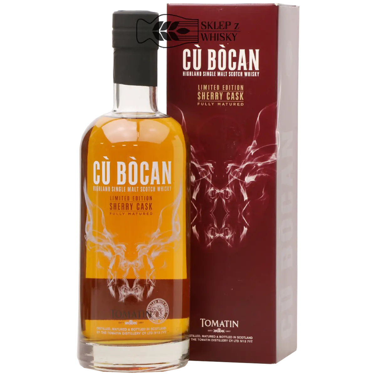 Cù Bòcan Sherry Cask - szkocka whisky single malt z regionu Highlands, 700 ml, w pudełku