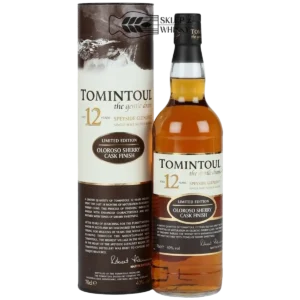 Tomintoul 12 YO Oloroso Sherry Cask Finish - szkocka whisky single malt z regionu Speyside, 700 ml, w pudełku