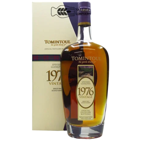Tomintoul 1976 Vintage - 36 letnia szkocka whisky single malt z regionu Speyside, 700 ml, w pudełku