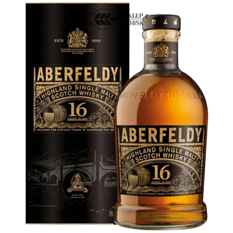 Aberfeldy 16-letnia szkocka whisky single malt z regionu Highlands, 700 ml, w pudełku