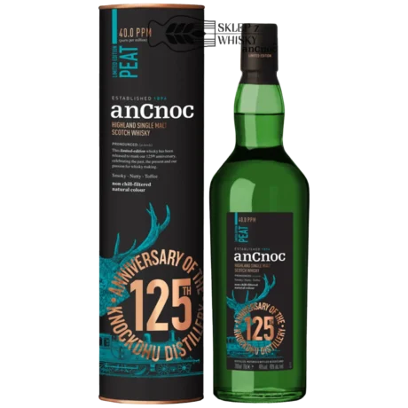 AnCnonc Peat 125th Anniversary - szkocka whisky single malt z regionu Highland, 700 ml, w pudełku
