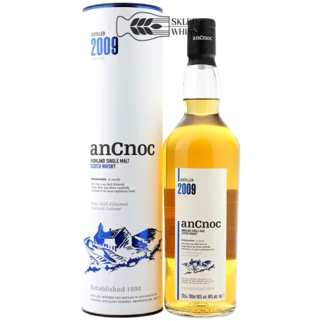 AnCnoc 2009 - szkocka whisky single malt z regionu Highlands, 700 ml, w pudełku
