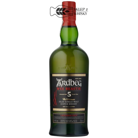 Ardbeg Wee Beastie 5-letna szkocka whisky single malt z regionu Islay, 700 ml