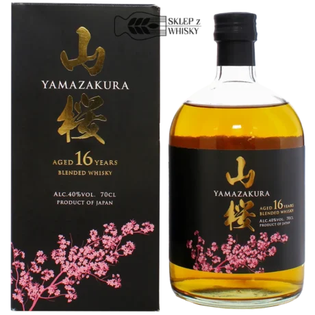 Yamazakura 16-letnia japońska whisky blended, 700 ml, w pudełku