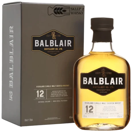 Balblair 12-letnia szkocka whisky single malt z regionu Highland, 700 ml, w pudełku