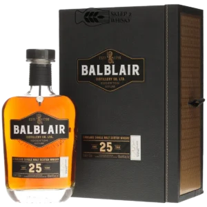 Balblair 25-letnia szkocka whisky single malt z regionu Highland, 700 ml, w pudełku