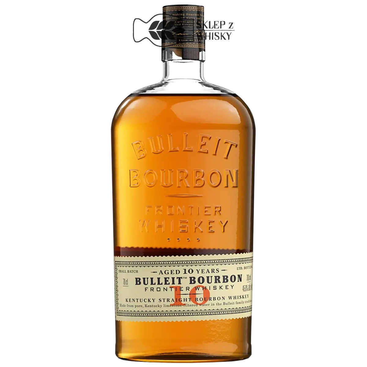 Bulleit Bourbon 10-letni bourbon whiskey z Kentucky, 700 ml
