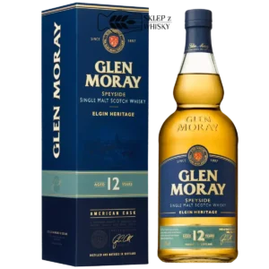 Glen Moray 12-letnia szkocka whisky single malt z regionu Speyside, 700 ml, w pudełku