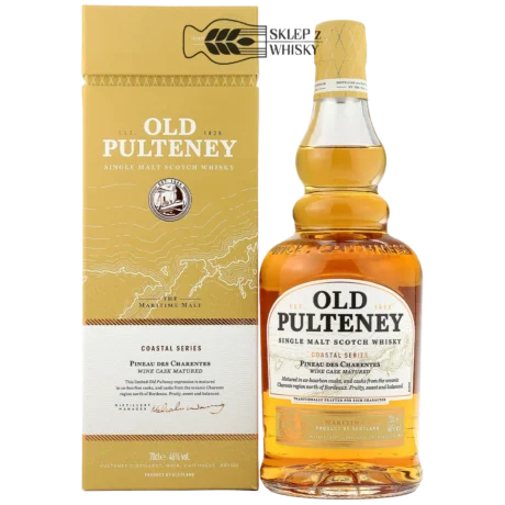 Old Pulteney Pineau Des Charentes - szkocka whisky single malt z regionu Speyside, 700 ml, w pudełku