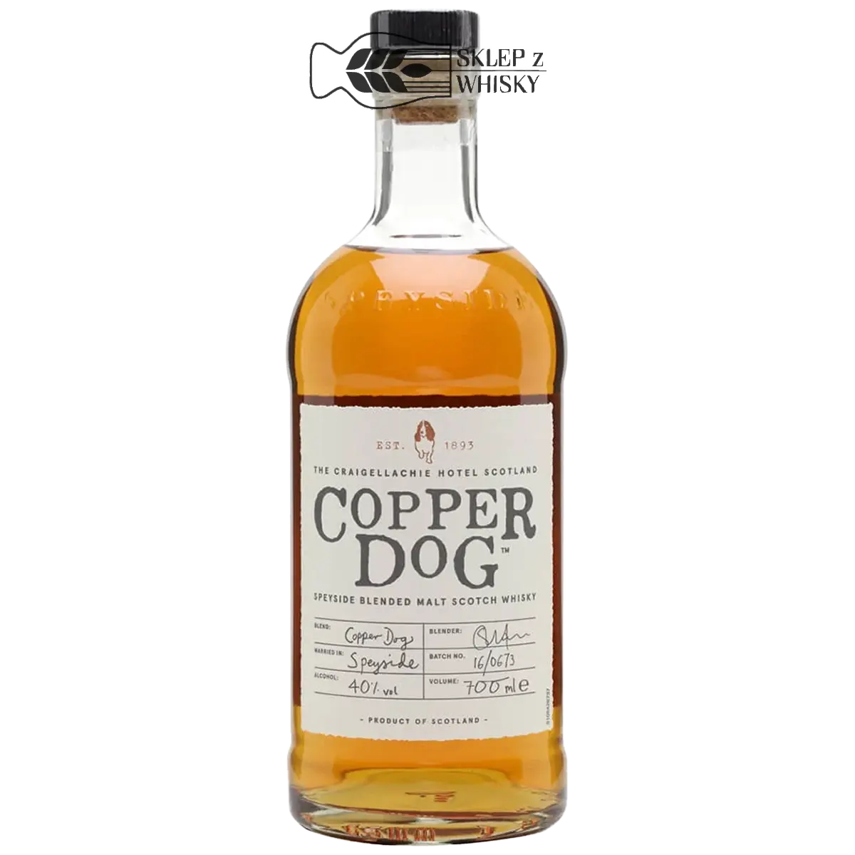 Copper Dog - szkocka whisky blended malt, 700 ml