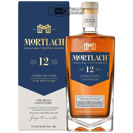 Mortlach 12 YO The Wee Witchie - szkocka whisky single malt z regionu Speyside, 700 ml, w pudełku
