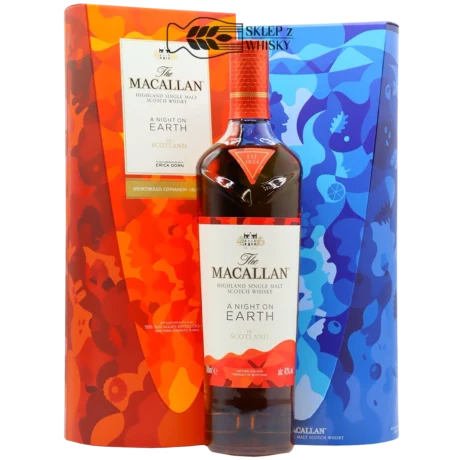 Macallan A Night On Earth - szkocka whisky single malt, z regionu speyside, 700 ml w eleganckim pudełku