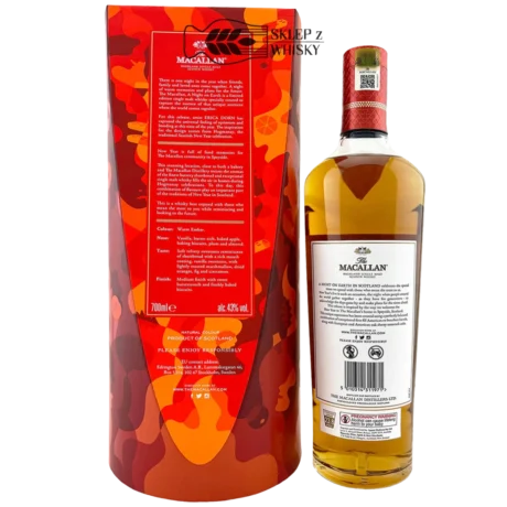 Macallan A Night On Earth - szkocka whisky single malt, z regionu speyside, 700 ml w eleganckim pudełku, od tyłu